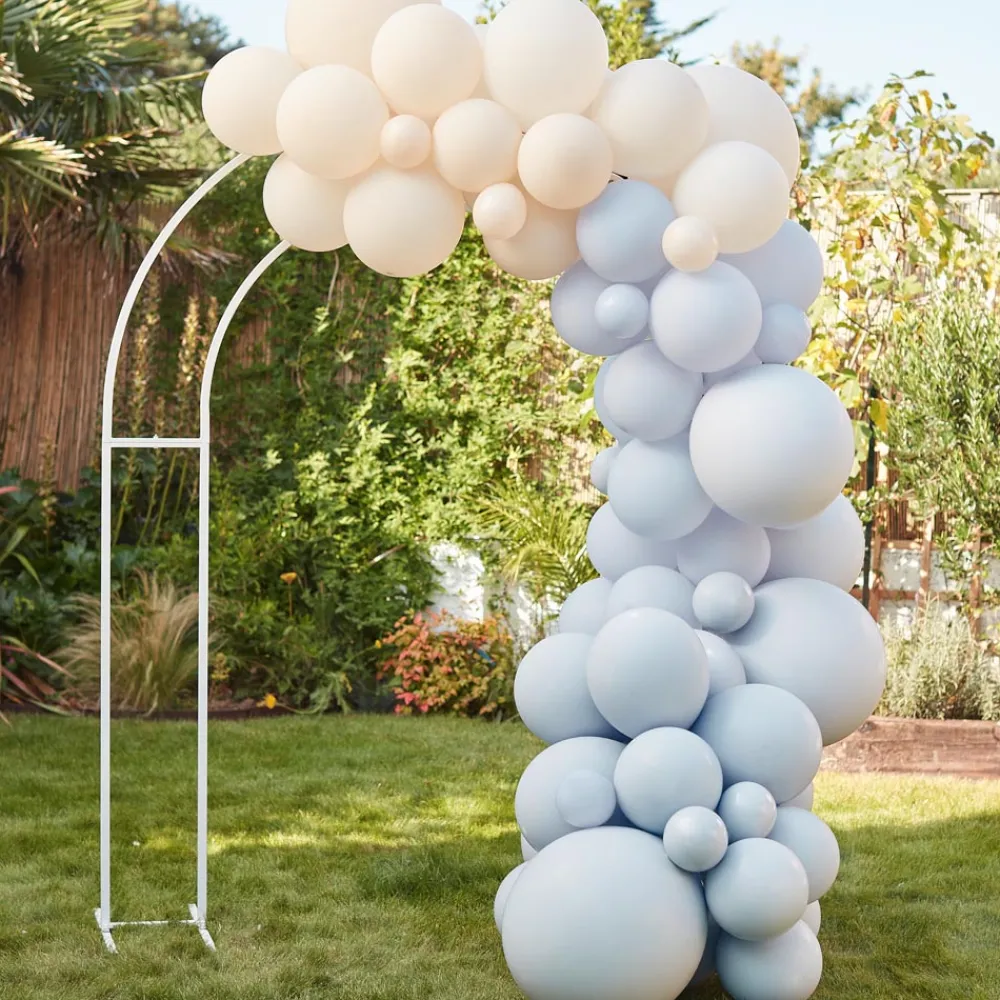 Discount Ginger Ray Blue And Nude Balloon Arch