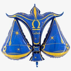 New Grabo Balloons Blue Libra Star Sign Balloon
