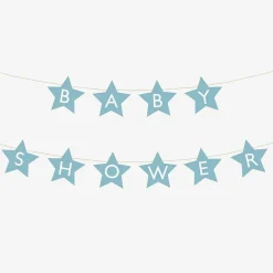 Sale Party Deco Blue Star Baby Shower Garland