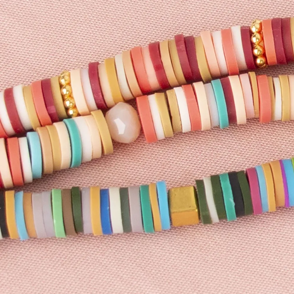 Fashion La petite épicerie Box Of 6Mm Marsala Heishi Beads