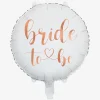 Outlet Party Deco Bride To Be Balloon White And Rose Gold