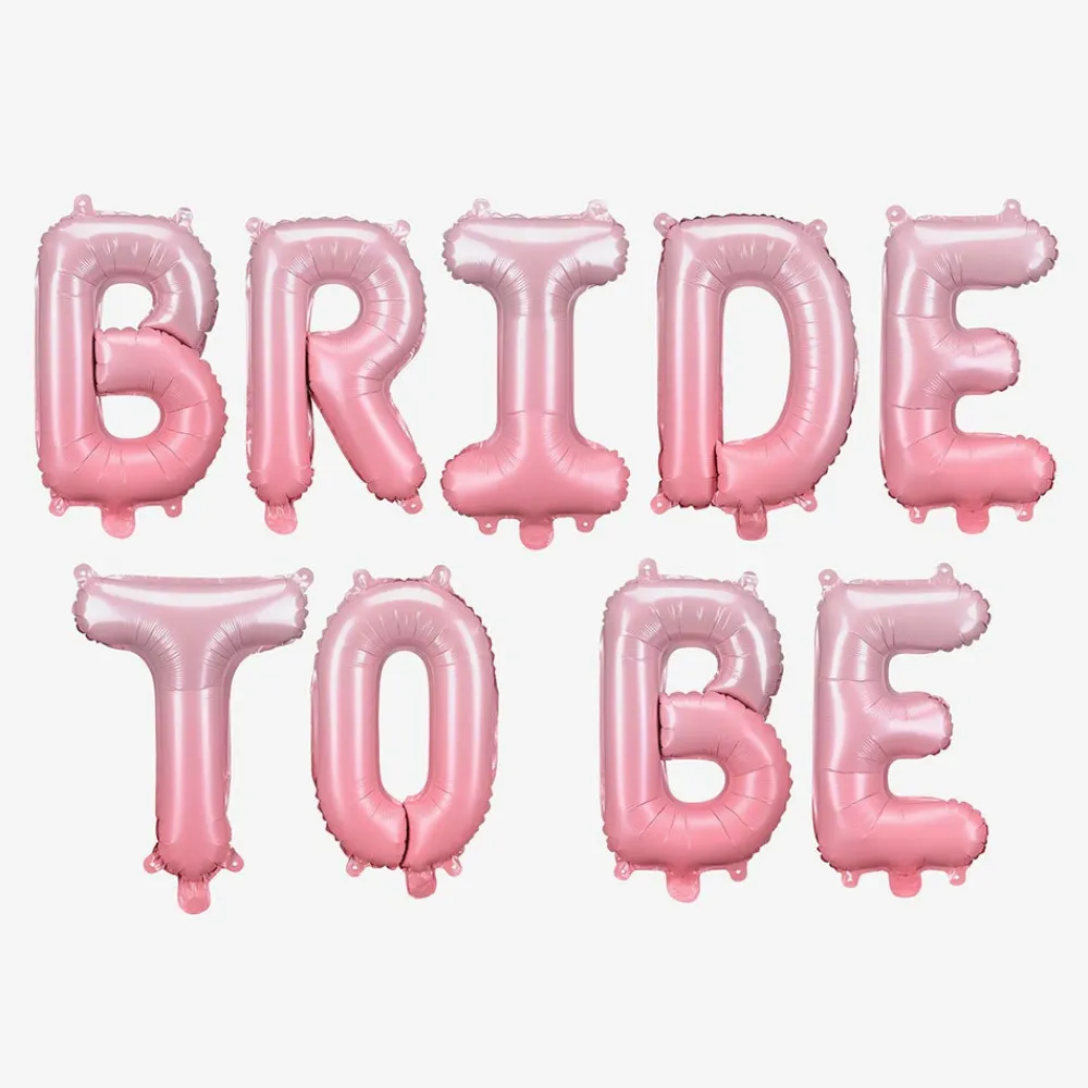 Cheap Party Deco Bride To Be Balloons Pink