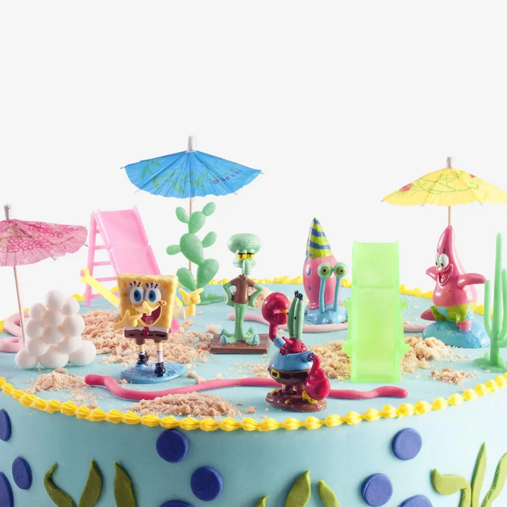 Sale Dekora Cake Decorations: Sponge Bob Figurines