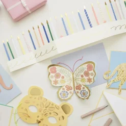 Best Sale Meri Meri Candle Accordion Card: Happy Birthday