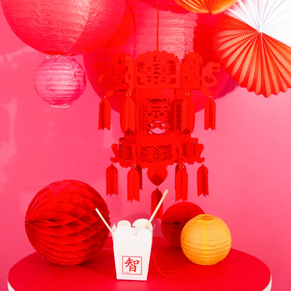 Outlet Party Pro Chinese Lantern - Red