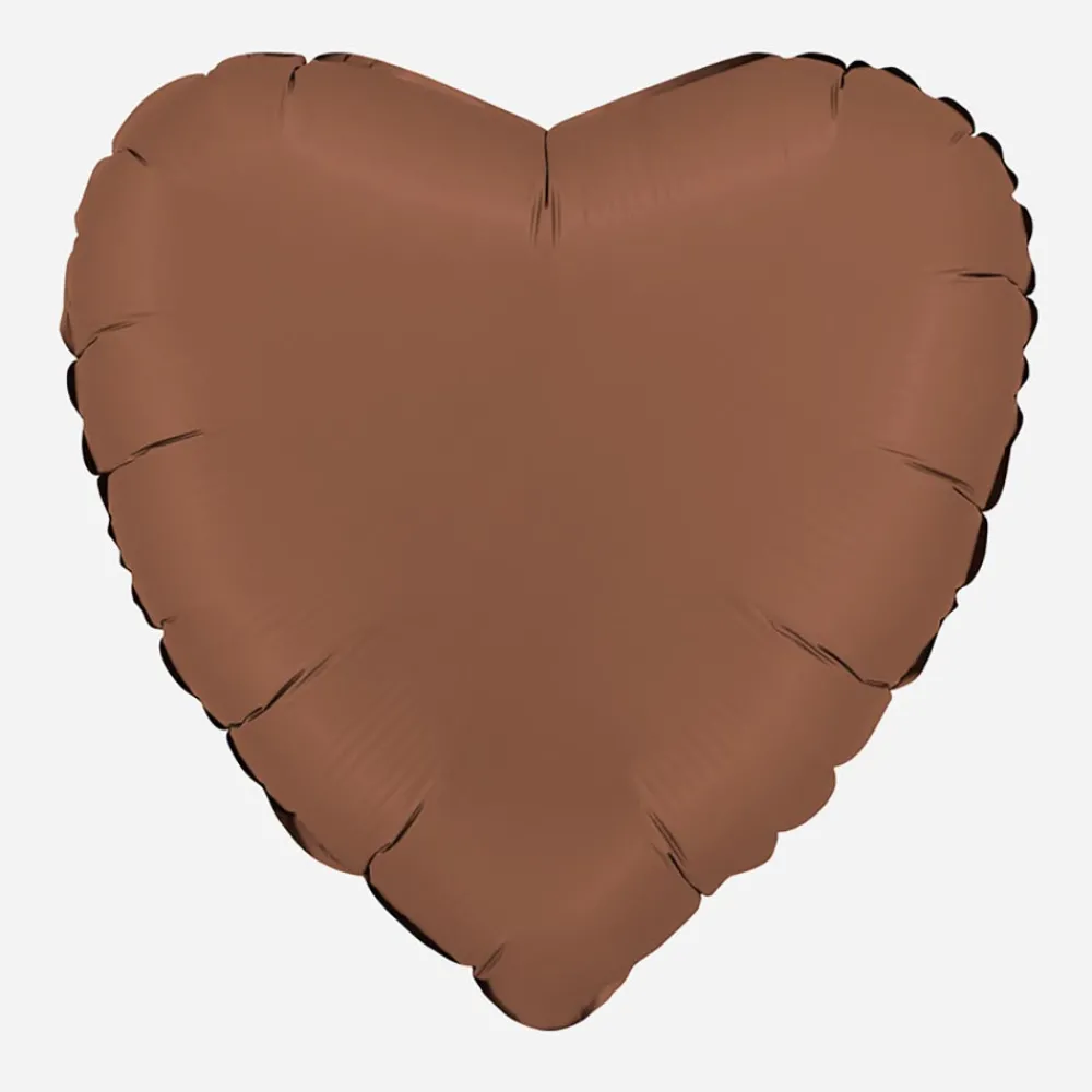 Best Grabo Balloons Chocolate Satin Heart Balloon
