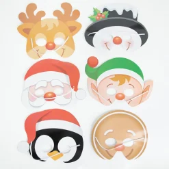 Sale Playwrite Christmas - 12 Christmas Character Masks