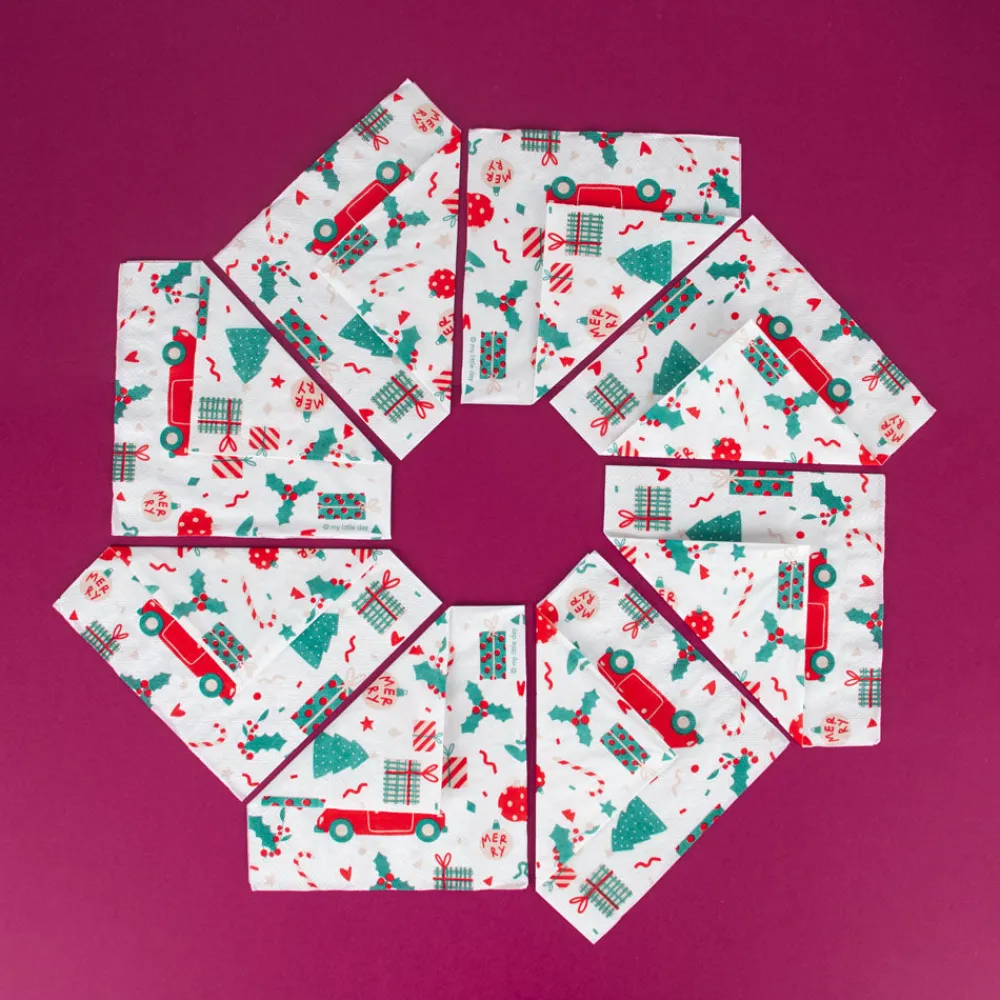 Discount My Little Day Christmas - 20 Christmas Napkins