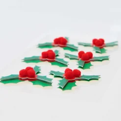 Cheap Rico Design Christmas - 6 3D Holly Stickers