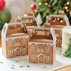 Online Ginger Ray Christmas - 4 Gingerbread House Boxes