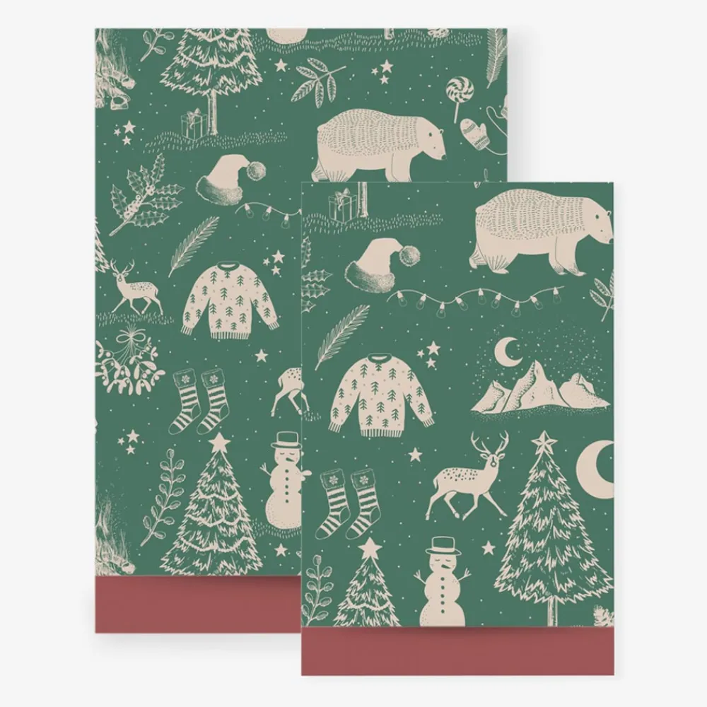 Sale House of Products Christmas - 1 Green Christmas Paper Pouch