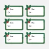 Best Sale Party Pro Christmas - 12 Holly Gift Tags