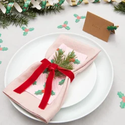Discount Rico Design Christmas - 20 Holly Leaf Napkins