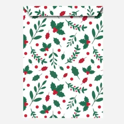 Store Party Pro Christmas - 8 Holly Paper Pockets