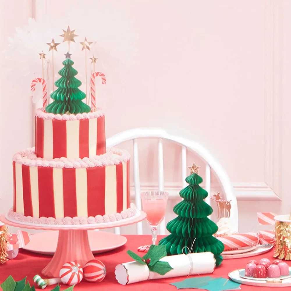 Cheap Meri Meri Christmas - 2 Large Honeycomb Christmas Trees