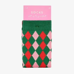 Flash Sale Party Deco Christmas - 1 Pair Of Christmas Socks