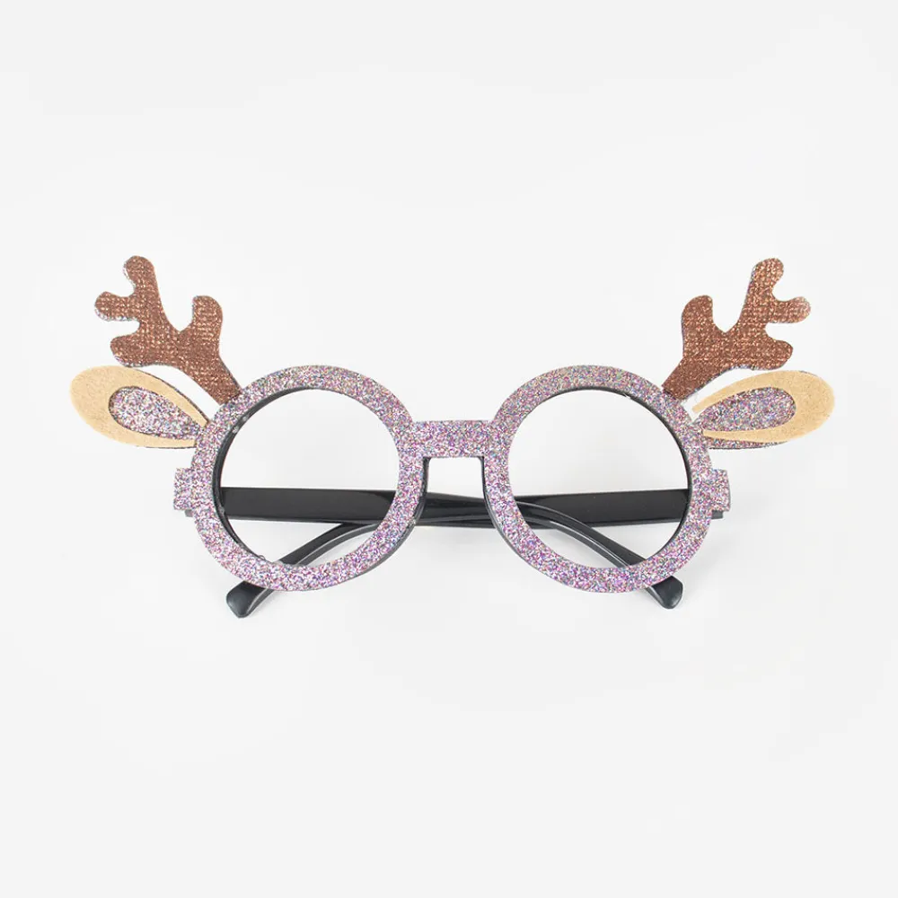 Discount Party Pro Christmas - 1 Pair Of Reindeer Glasses