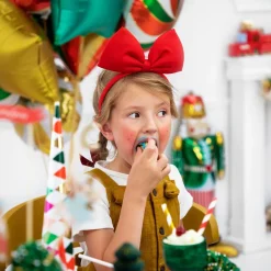 Best Sale Party Deco Christmas - 1 Red Bow Headband