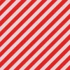 Clearance Party Deco Christmas - 1 Roll Of Red Striped Gift Paper