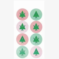 Outlet Rico Design Christmas - 28 Smiling Christmas Tree Stickers