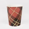 Sale Arty Fêtes Factory Christmas - 8 Tartan Cups