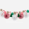 Clearance Meri Meri Christmas - Christmas Honeycomb Garland