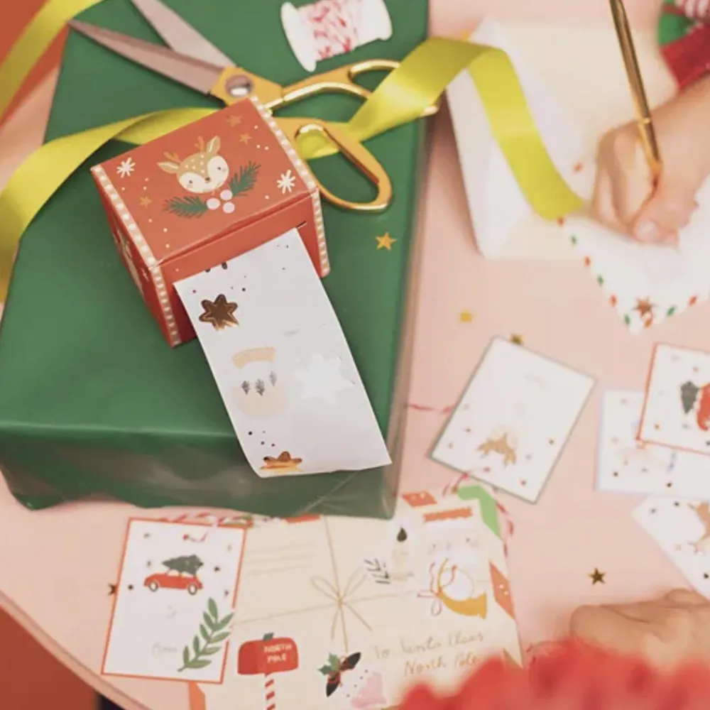 Best Sale Party Deco Christmas - Christmas Sticker Roll