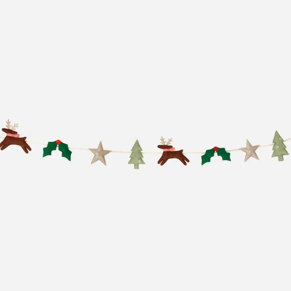 New Meri Meri Christmas - Felt Christmas Garland