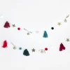 Sale Rico Design Christmas - Garland With Pompom, Tassels And Glitter