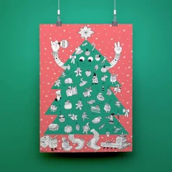 Cheap Omy Christmas - Giant Christmas Tree Poster To Color