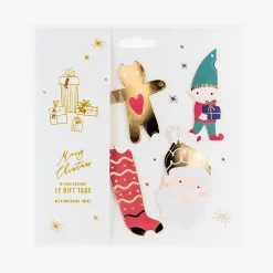 Online Party Deco Christmas - Gifts Tags Santa Claus