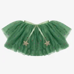 Fashion Mimi & Lula Christmas - Green Tulle Christmas Tree Cape