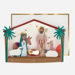 Flash Sale Meri Meri Christmas - Nativity Pop Up Card