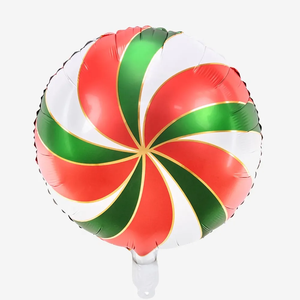 Discount Party Deco Christmas - Red And Green Candy Balloon