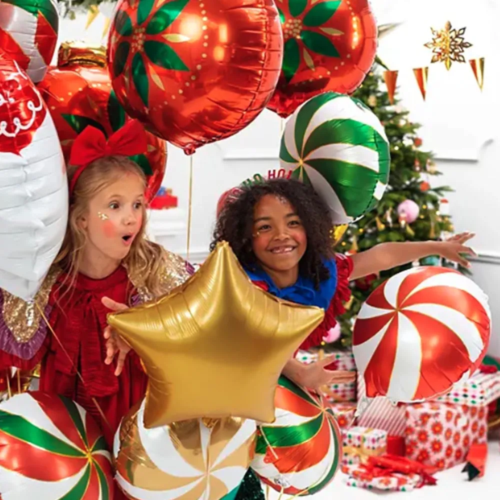 Best Sale Party Deco Christmas - Red Candy Balloon