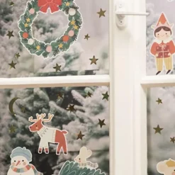 Cheap Party Deco Christmas - Window Stickers