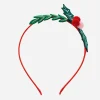 Best Party Deco Christmas Holly Headband