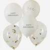 Sale Ginger Ray Cluster Of 5 Wedding Anniversary Balloons