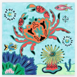 Online Djeco Coloring Activity: Seabed