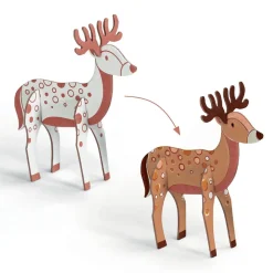 Shop Djeco Coloring And Assembly Activity: Forest