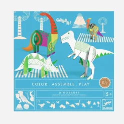 Store Djeco Coloring And Assembly Activity: Dinosaurs