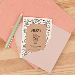 Flash Sale La Fabrique à sachets Coloring Card And Seeds To Sow - Thank You Beloved Nanny