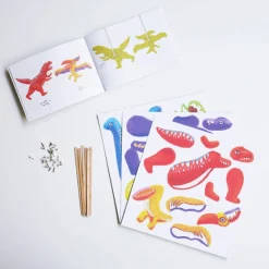 Cheap Djeco Coloring Puppet Workshop - Dinosaur