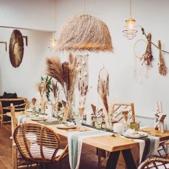 Cheap Arty Fêtes Factory Cream Cotton Gauze Table Runner