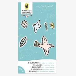 New Pirouette Cacahouete Creative Kit: 1 Sky Garland To Create And Color