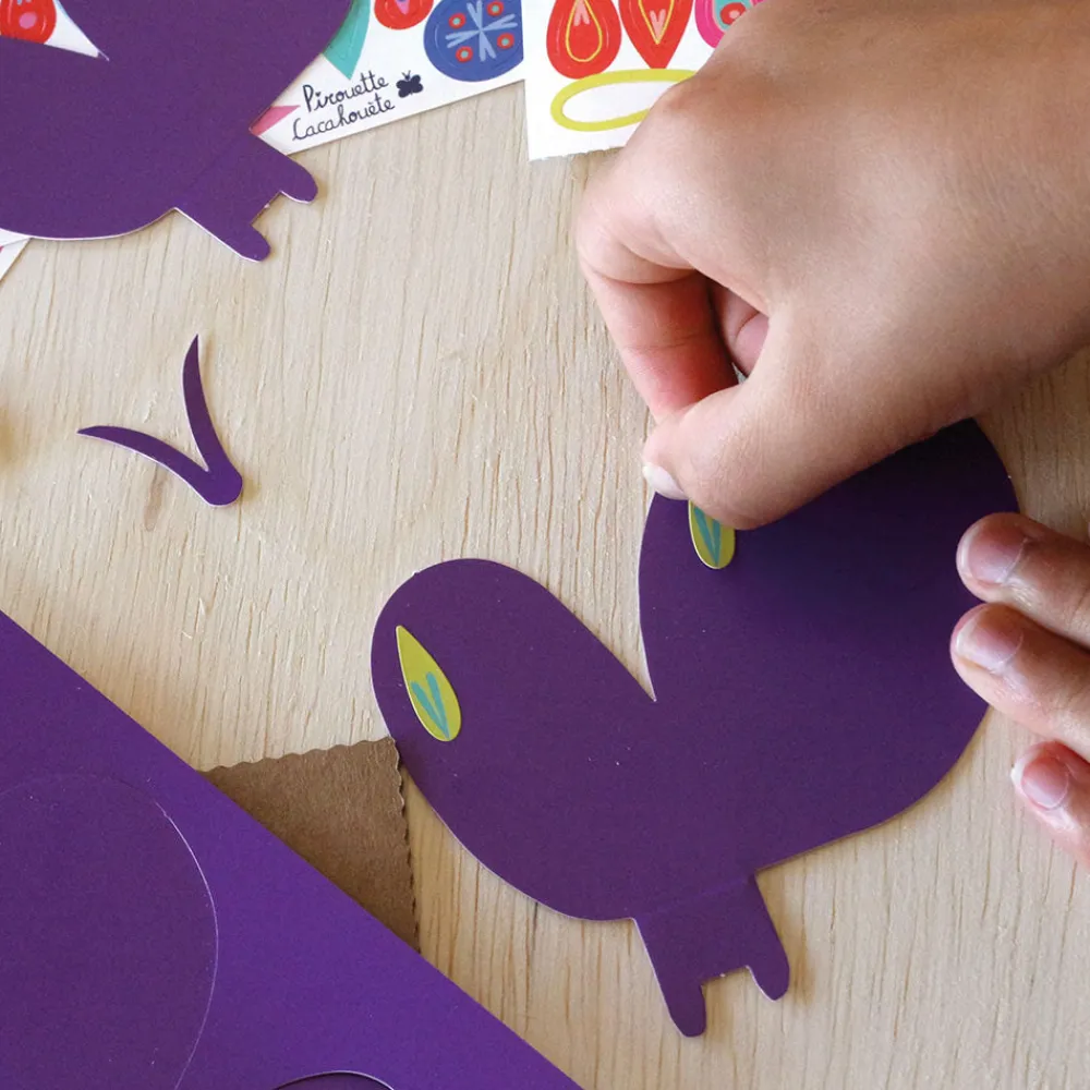 Store Pirouette Cacahouete Creative Leisure Kit: 6 Butterflies To Make