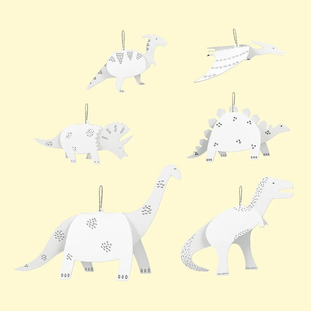Best Pirouette Cacahouete Creative Leisure Kit: 6 Dinosaurs To Create And Color