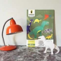 Best Pirouette Cacahouete Creative Leisure Kit: 6 Dinosaurs To Create And Color