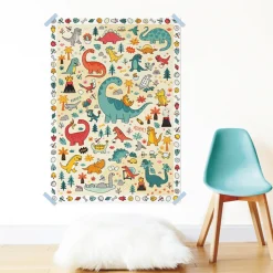 Flash Sale Poppik Creative Poster + 150 Stickers: Dinosaurs