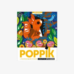 Hot Poppik Creative Poster + 520 Stickers: Baby Animals